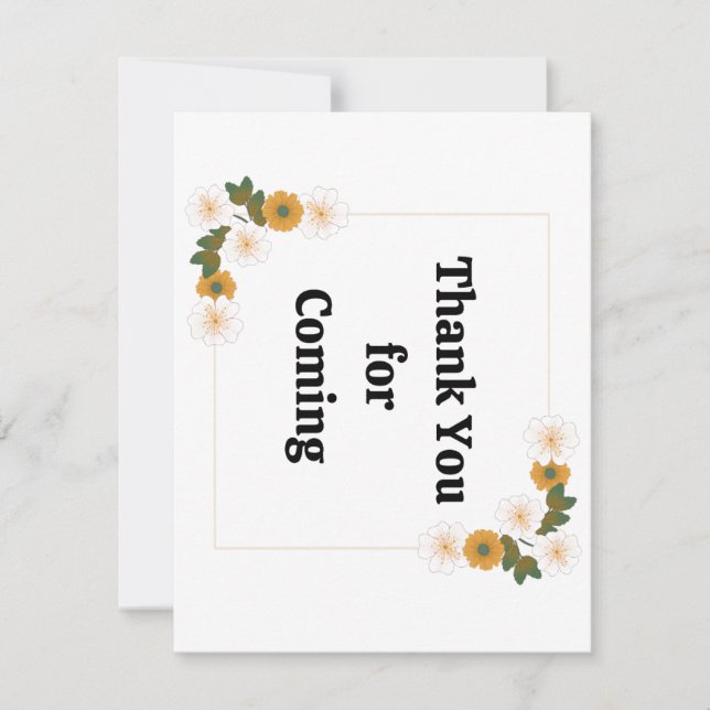 Danke, dass du nach dem Party-Jäger gekommen bist Dankeskarte (Vorderseite)