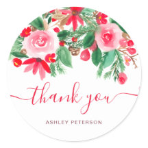 Danke, dass du rote grüne Weihnachtsblüte geschrie