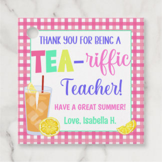 Danke, dass du Tea-Riffic-Lehrer bist Geschenkanhänger