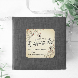 Danke, dass du von Halloween-Party Gevor gefallen  Quadratischer Aufkleber