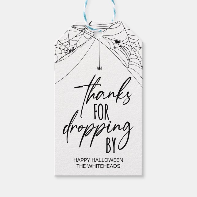 Danke, dass du von Halloween-Party weggefallen bis Geschenkanhänger (Vorderseite)