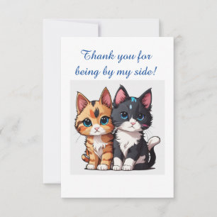 Danke, dass du von meiner Seite bist Dankeskarte