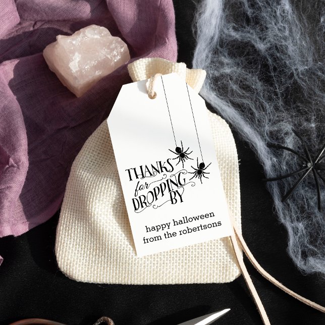 Danke, dass du vorbeigekommen bist | Halloween-Par Geschenkanhänger (Von Creator hochgeladen)