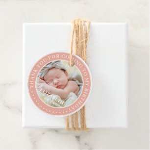 Danke, dass du zu meinem modernen Geburtstag gekom Geschenkanhänger