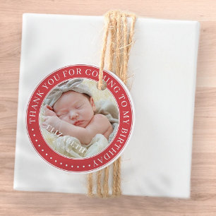 Danke, dass du zu meinem modernen Geburtstag gekom Geschenkanhänger