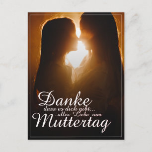 Danke, dass es dich gibt - Muttertag Feiertagspostkarte
