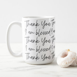Danke, dass ich gesegnet bin kaffeetasse