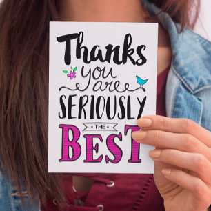 Danke, dass ihr das Beste seid