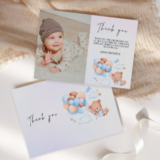 Danke, dass Sie Card Teddy Bear Einladung