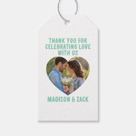 Danke, dass Sie das FOTO Liebe feiern Geschenkanhänger