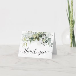 Danke, dass Sie die Green Babydusche eingeklappt h Dankeskarte