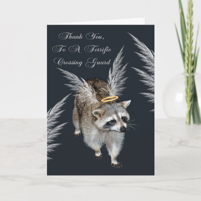 Danke, dass Sie die Guard Grußkarte überschritten  Dankeskarte (Vorderseite)