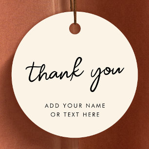 Danke, dass Sie die Tags geschenkt haben   Minimal Geschenkanhänger
