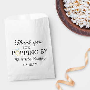 Danke, dass Sie durch die Diamantring-Hochzeit gek Geschenktütchen