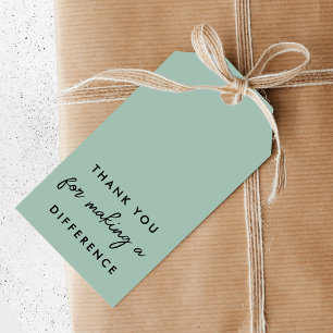 Danke, dass Sie einen Unterschied gemacht haben Geschenkanhänger