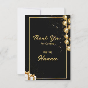 Danke, dass Sie gekommen sind Dankeskarte