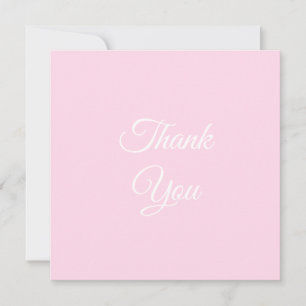 Danke, dass Sie hellrosa klassische elegante Karte