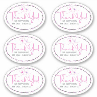 Danke, dass Sie mein kleines Unternehmen unterstüt Aufkleber