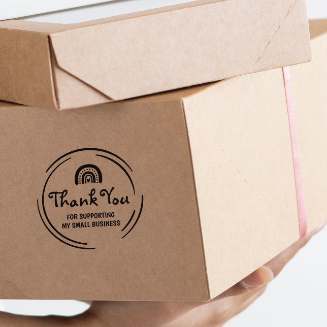 Danke, dass Sie mein kleines Unternehmen unterstüt Gummistempel (Von Creator hochgeladen)