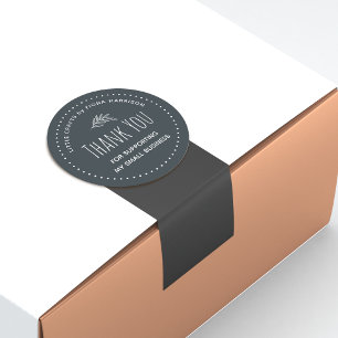 Danke, dass Sie mein kleines Unternehmen unterstüt Runder Aufkleber