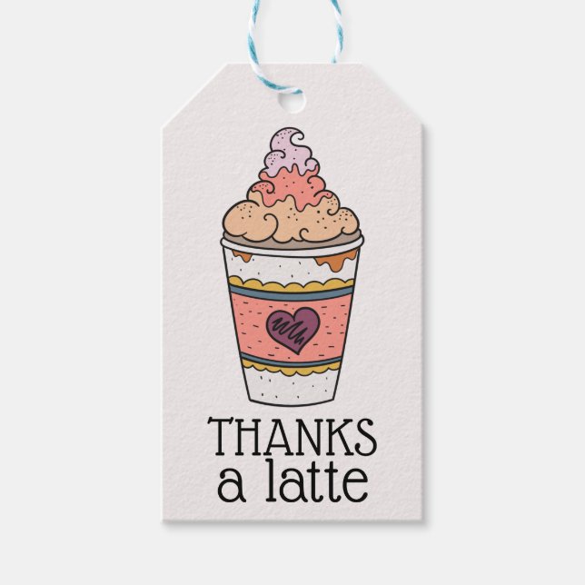 Danke, dass Sie mir noch geantwortet haben Geschenkanhänger (Vorderseite)