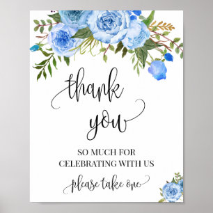 Danke, dass Sie mit uns feiern Favors Poster