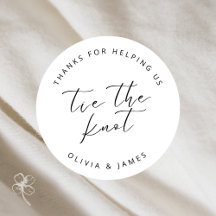 Danke, dass Sie uns bei der Krawatte der Knoten St