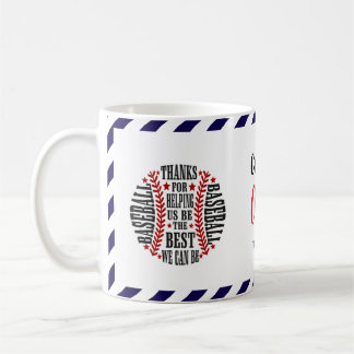 Danke, dass Sie uns dabei helfen, der beste Baseba Kaffeetasse