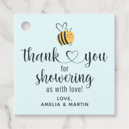 Danke, dass Sie uns mit Liebe duschen Geschenkanhänger