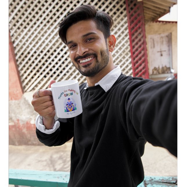 Danke, dass Sie uns zum Wachsen des Lehrers gemach Kaffeetasse (Von Creator hochgeladen)