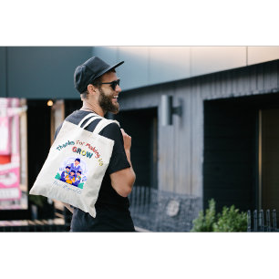 Danke, dass Sie uns zum Wachsen des Lehrers gemach Tragetasche