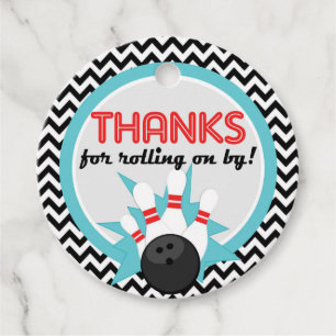Danke, dass Sie von Bowling Fevor Tags weitergefüh Geschenkanhänger