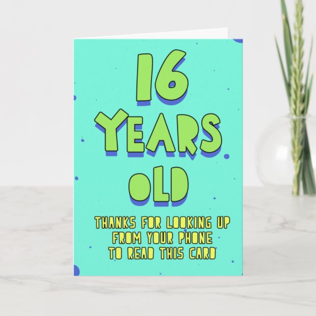 Danke, dass Sie von Ihrem Telefon nachsehen, um di Karte (Vorderseite)