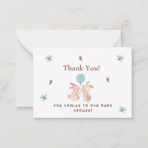 Danke, dass Sie zu unserer Babydusche gekommen sin