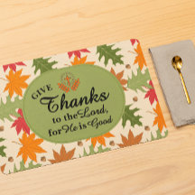 Danke dem Herrn | Personalisierte Herbst- 