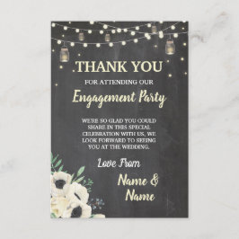 Danke, die Blumen Verlobungs-Leuchtkäfer-Kreide zu Dankeskarte