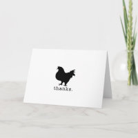 Danke, du bist die Brust. Chicken Dankeschön Karte