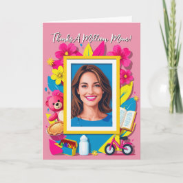 Danke, eine Million, Mama! Muttertagskarte Einladung