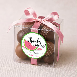Danke eine Wassermelone Dankeschön Aufkleber