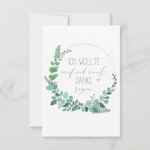 danke einfach so dankeskarte