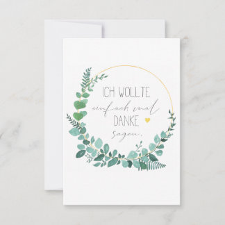 danke einfach so dankeskarte