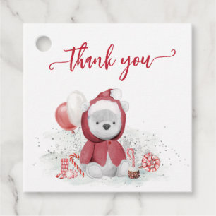 Danke Eisbär Weihnachten Baby Shower Geschenkanhänger
