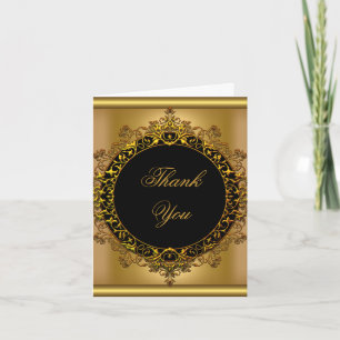 Danke Elegant Gold Schwarz