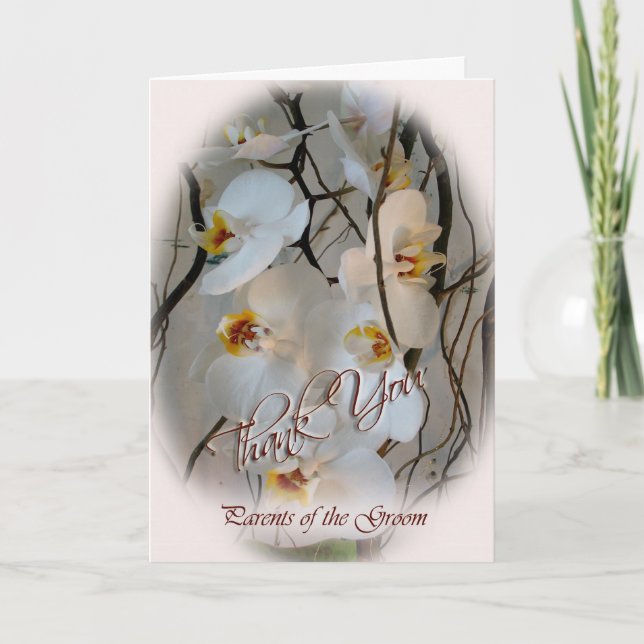 Danke, Eltern aus dem Raum Dankeskarte (Vorderseite)