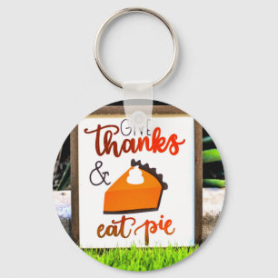 Danke, Essen Pie Erntedank Schlüsselanhänger