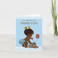 Danke Ethnic Prince on Phone Baby Shower