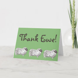 Danke Ewe! Frauenkarte