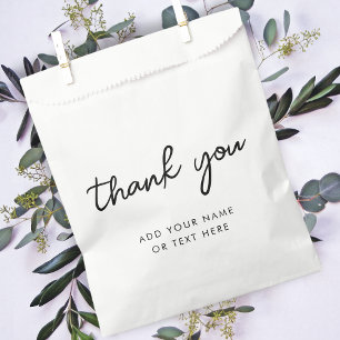 Danke Favoritentüte Minimale Typografie Danke Geschenktütchen