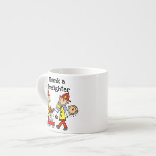 Danke-Feuerwehrmann-T-Shirts und Geschenke Espressotasse