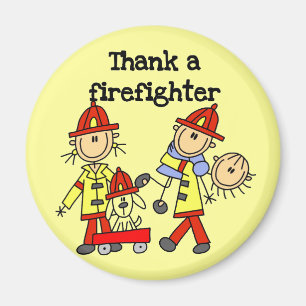 Danke-Feuerwehrmann-T-Shirts und Geschenke Magnet